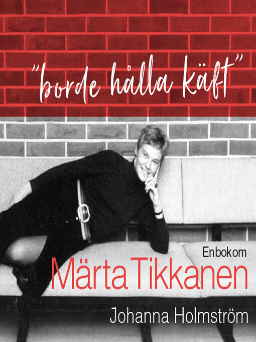 Titeldetaljer för Borde hålla käft av Johanna Holmström - Tillgänglig